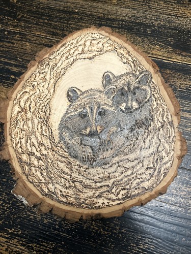 Targa vintage legno bruciato