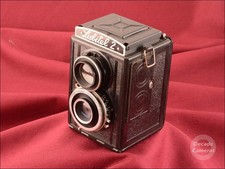 Fotocamera Lubitel 2 Pseudo TLR 120 Film Box con custodia originale in pelle nera - 4420