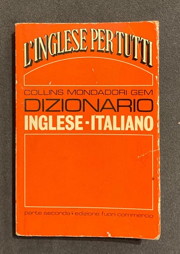 Dizionario inglese italiano - inglese,