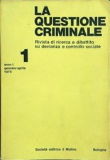 LA QUESTIONE CRIMINALE I/1