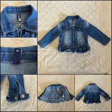 GIUBBOTTINO IN JEANS IDEXÈ TAGLIA 9 MESI COLORE BLU