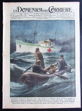 1941 GUERRA WW2 CROCE ROSSA NAVE OSPEDALE ITALIANA  tomba Papa Pio XI Vaticano