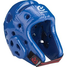 CASCO TAEKWONDO OMOLOGATO BLUE STANDARD TKW WTF ITF CASCHETTO PROTEZIONE TESTA