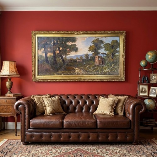 Quadro grande dipinto olio - quadro, ad