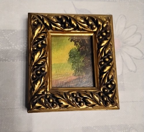 Piccolo dipinto epoca olio - dipinto, d'epoca