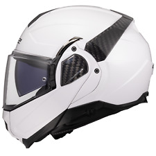 CASCO MODULARE 180 APRIBILE FF910 LS2 ADVANT II 2 SOLID WHITE BIANCO LUCIDO