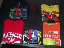 lotto vestiti bambino bimbo maschio 7-8 anni felpe magliette lego power rangers