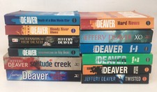 12 x Jeffrey Deaver  Psychological Thrillers PB Job Lot