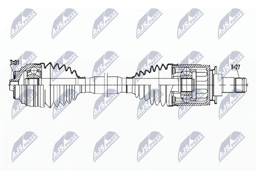 Albero motore nty npw - nty, npw-bm-182
