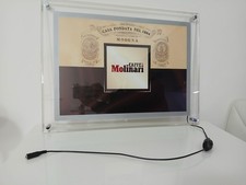 Quadro Insegna Luminosa Pubblicitario Caffè Molinari 50 x 38 cm come Nuovo