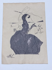 SALVADOR DALI Drawing on paper