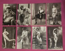 LOTTO CARTLOLINE NUDI D'EPOCA