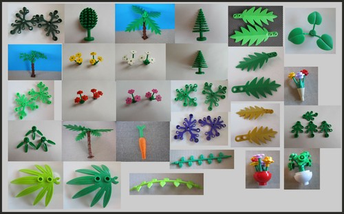 Lego città accessori piante - lego,