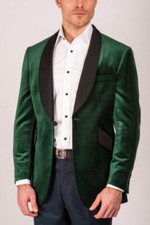 Giacca uomo verde elegante