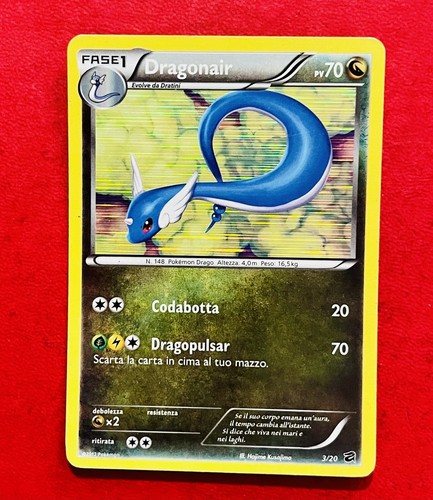 Lotto carte pokemon dragonair - carte,