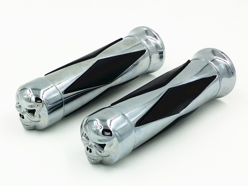 Manopola teschio diamantato - , 1"