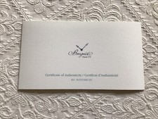 Certificato di Autenticità Breguet 3815TI/HM/3ZU