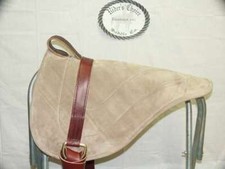 Sella pad pelle bareback - in,