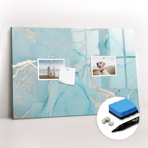 Magnetpinnwand glas mit marker - glas,