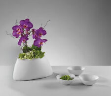 Vaso con tris ciotole in porcellana - Mascagni