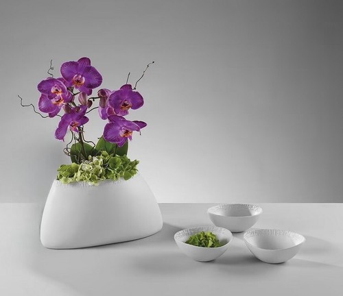 Vaso con tris ciotole - , in