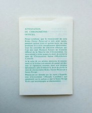 ROLEX Official Certification Chronometer - Anni '70