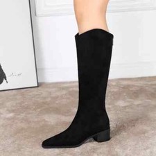 Stivali Donna Comodi 5 cm Nero