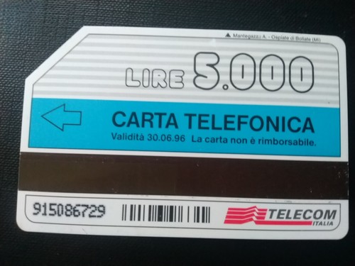 Scheda telefonica 500 000 - scheda,
