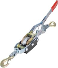 PARANCO VERRICELLO ARGANO MANUALE GANCIO TRAINO 4T 4000KG FUNE CAVO ACCIAIO
