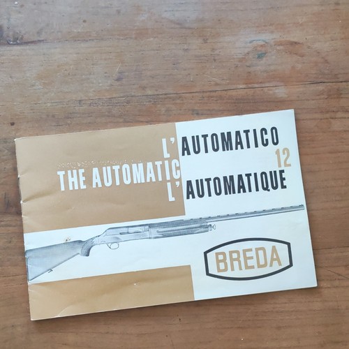 Breda manuale opuscolo fucile - manuale/opuscolo,