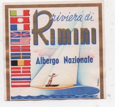 Original Vintage Luggage Label