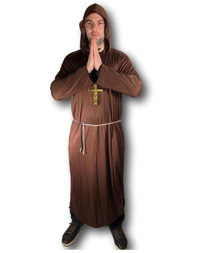 Adulti uomo monk costume - uomo, fra