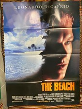 THE BEACH Manifesto Film Poster Originale Cinema DANNY BOYLE DI CAPRIO