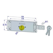 Serratura per serranda