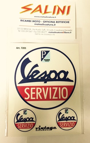 Adesivo vintage vespa - ",