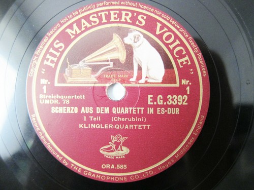 78rpm klingler quartet plays - 78rpm,