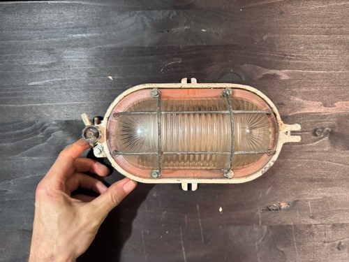 Lampada ghisa vintage - in,