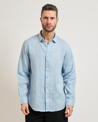 Camicia lino armani - camicia, in