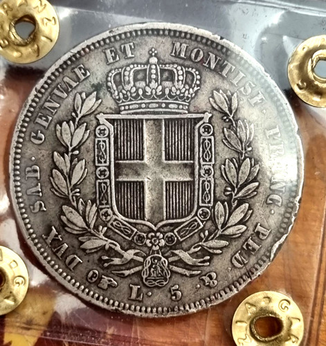 M931 lire carlo alberto - 5,