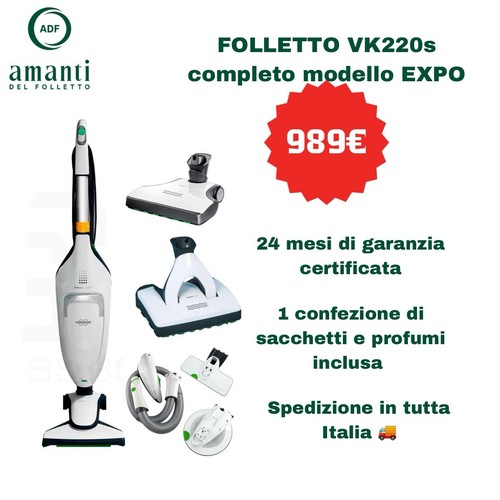 Folletto vk220s completo - vk220s,