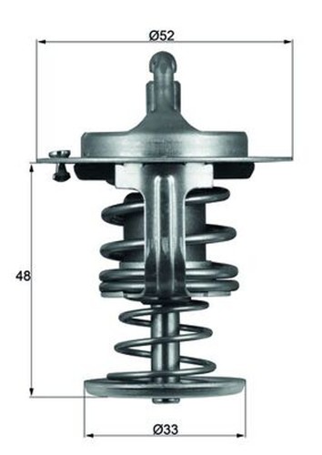 Mahle termostato refrigerante