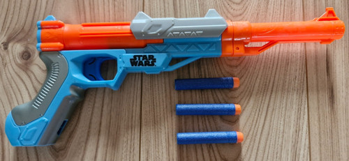 Rara pistola nerf star - pistola,