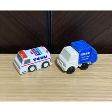 Gomma divertente, spazzatrice stradale, selezione rifiuti, Makiron, Choro-Q, set