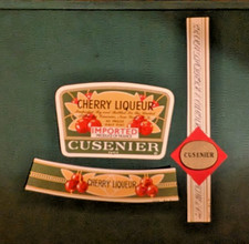 Cusenier labels 3 pieces