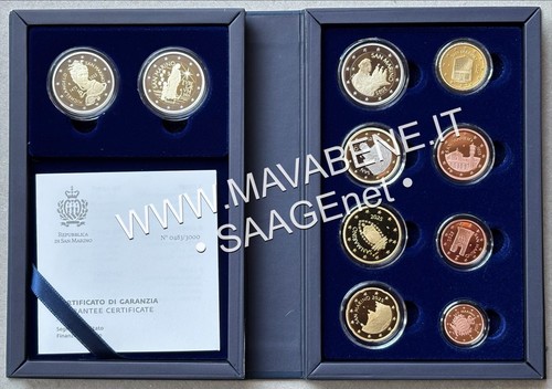 San marino 2025 proof - san, serie
