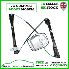 NUOVO ALZACRISTALLI ELETTRICI VW GOLF MK5 5 PORTE PASSEGGERO SINISTRO ANTERIORE 2004-2008