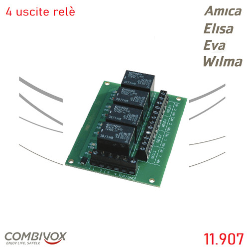 907 scheda relè - 11.907,
