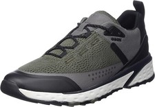 Mens Geox Sterrato Olive Grey