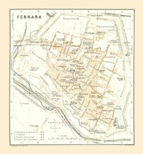Mappa storica - Ferrara Italia