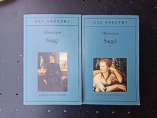 Saggi montaigne adelphi - saggi,